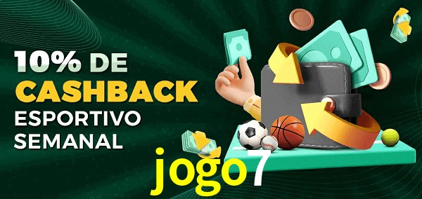 10% de bônus de cashback na jogo7